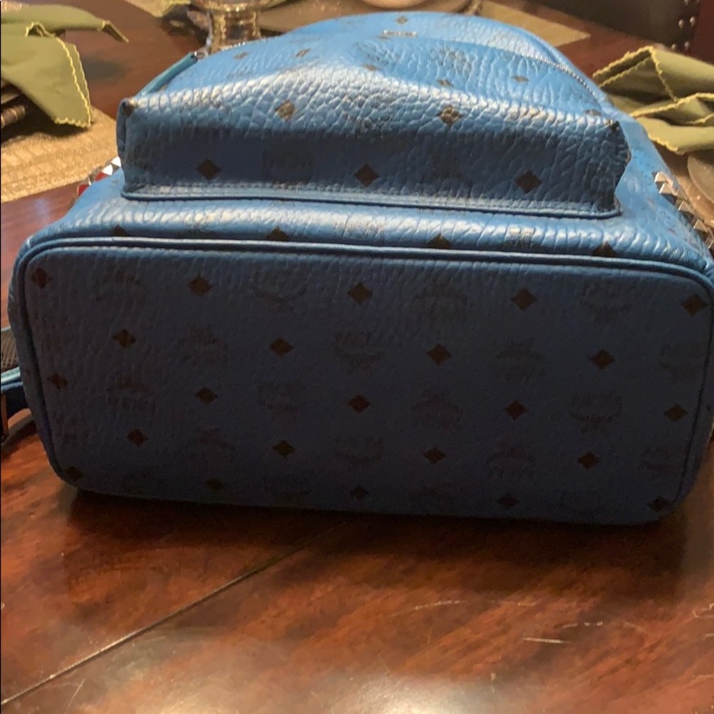 Mcm turquoise backpack - Picture 7 of 9